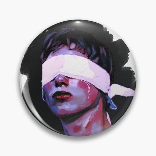 Item preview, Blindfolded Man Portrait designed and sold by KalenaDraws.