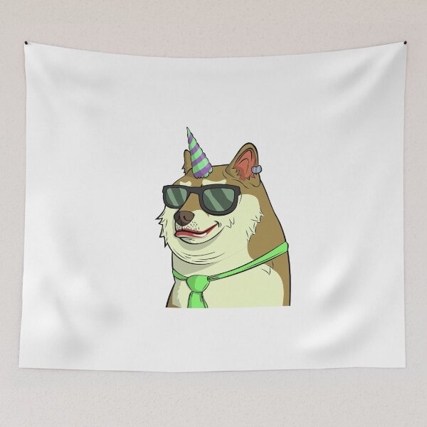 Item preview, doggy#4056 Comic Dog  Dogecoin   designed and sold by PetTotem.