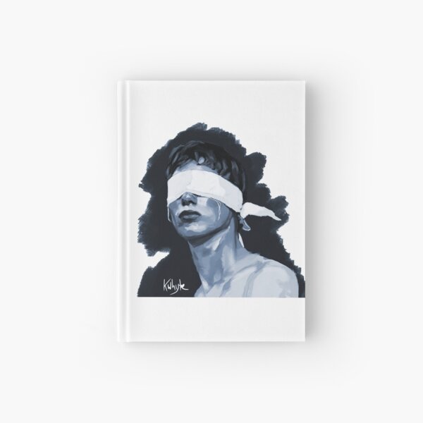 Blindfolded Man Cyanotype Portrait Sticker for Sale by KalenaDraws