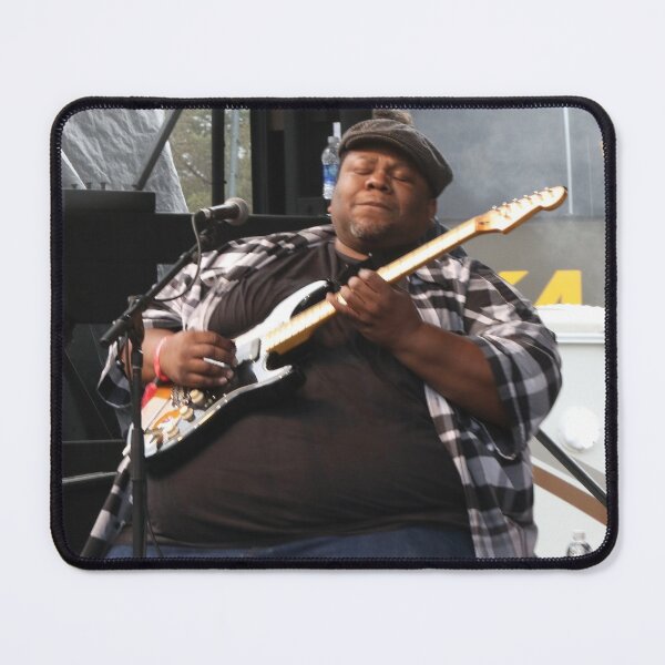 Item preview, Derwin "Big D" Perkins Jon Cleary Band BW Photograph designed and sold by ConcertImages.