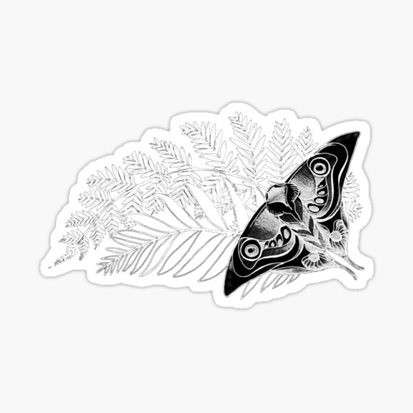 Ellie Williams TLOU2 Inspired Moth/fern Tattoo Sticker -  Denmark