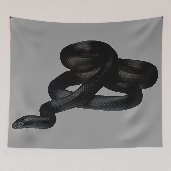 Item preview, Black Snake Crawling Forward designed and sold by Phantasmal-2-do.