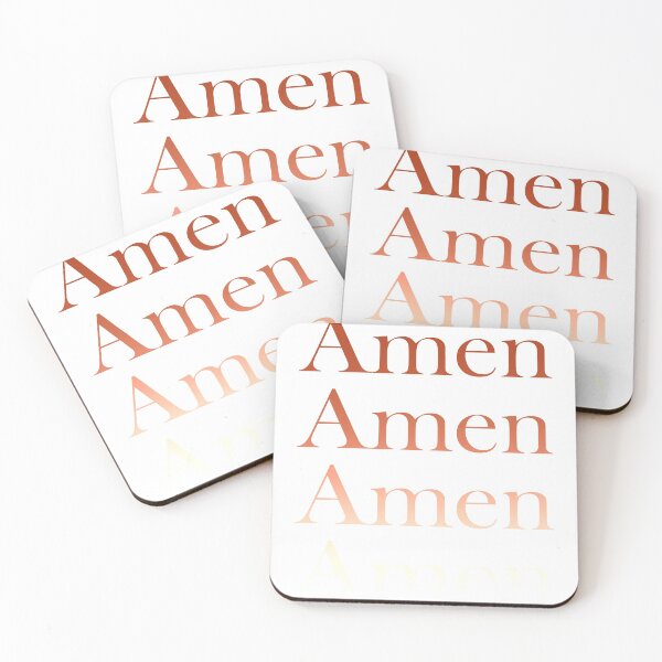 Item preview, Amen Amen Amen (Christian)  designed and sold by TheCatholicLady.