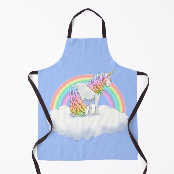 Item preview, Gypsy Vanner Rainbow Unicorn & Cloud designed and sold by csforest.