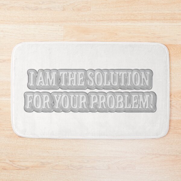 Item preview, Cute Artwork Design "I AM THE SOLUTION". Buy Now designed and sold by Health And Fitness Posts e-Store.