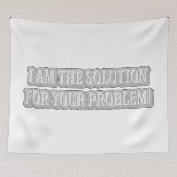 Item preview, Cute Artwork Design "I AM THE SOLUTION". Buy Now designed and sold by Health And Fitness Posts e-Store.