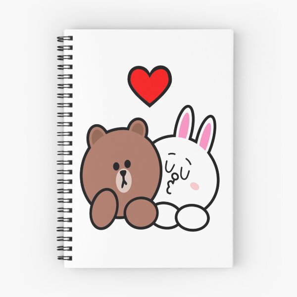 Item preview, Brown bear and Cony in love designed and sold by Rudi Witte.