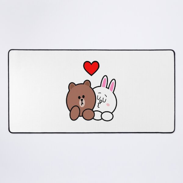 Item preview, Brown bear and Cony in love designed and sold by Rudi Witte.