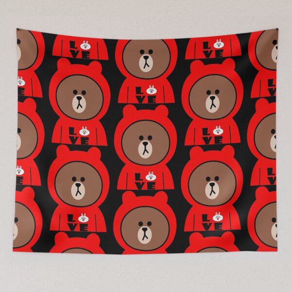Item preview, Brown bear cony bunny rabbit I love Cony designed and sold by Rudi Witte.