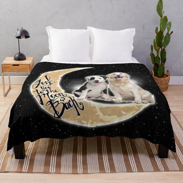 Item preview, Dog Love You To The Moon Black designed and sold by VannaShanha.