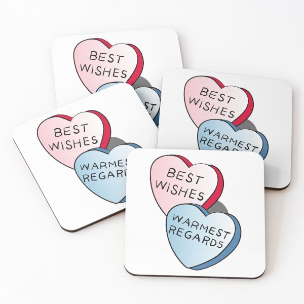 Item preview, Best Wishes, Warmest Regards on candy. David Rose and Stevie banter awkwardly in Schitt's Creek designed and sold by Rudi Witte.