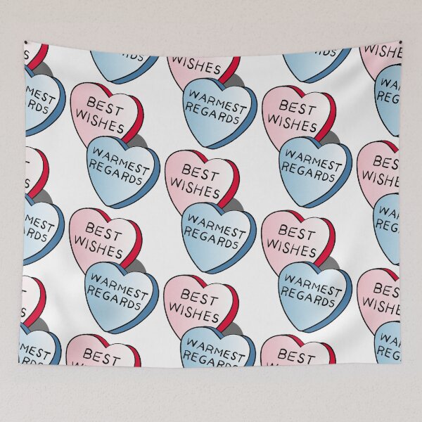 Item preview, Best Wishes, Warmest Regards on candy. David Rose and Stevie banter awkwardly in Schitt's Creek designed and sold by Rudi Witte.