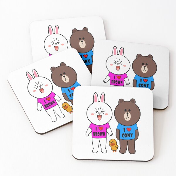 Item preview, Brown bear cony bunny rabbit we love each other designed and sold by Rudi Witte.