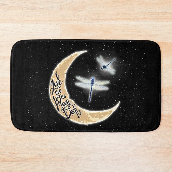 Item preview, Dragonfly Love You To The Moon Black designed and sold by VannaShanha.