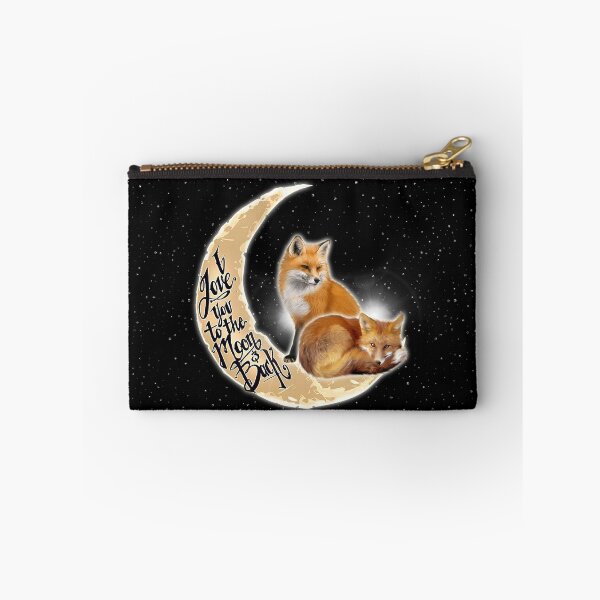 Item preview, Fox Love You To The Moon Black designed and sold by VannaShanha.