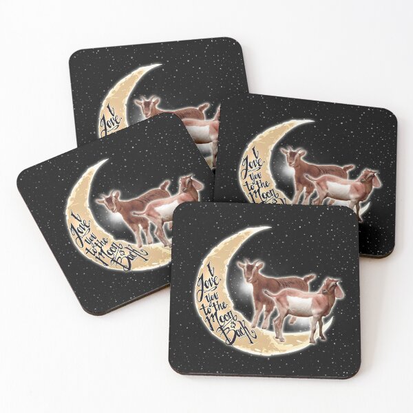Item preview, Goat Love You To The Moon Black designed and sold by VannaShanha.