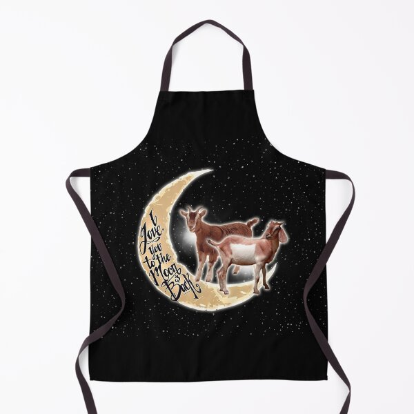 Item preview, Goat Love You To The Moon Black designed and sold by VannaShanha.