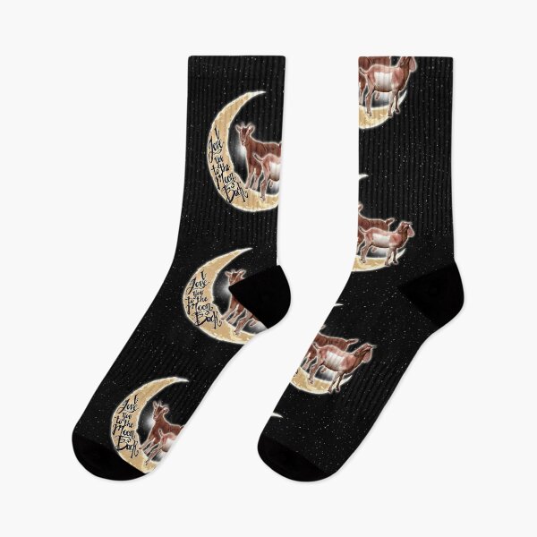 Item preview, Goat Love You To The Moon Black designed and sold by VannaShanha.