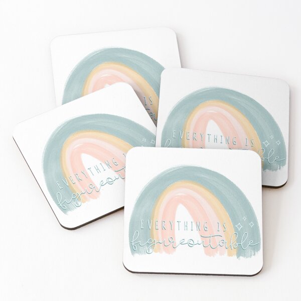 Item preview, everything is figureoutable rainbow designed and sold by Mint & Magnolia Design.
