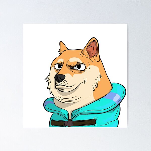 Item preview, doggy#5587 Comic Dog  Dogecoin   designed and sold by PetTotem.