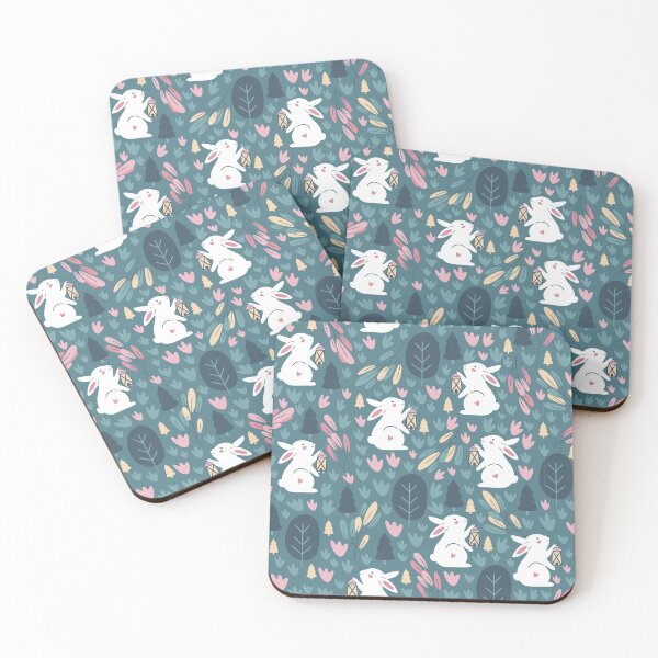 Item preview, Rabbits Holding Lamps designed and sold by VannaShanha.