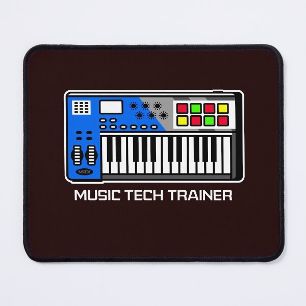 Item preview, Synthesizer Midi Keyboard "Music Tech Trainer" Tee and Caps  designed and sold by fitnesstee.