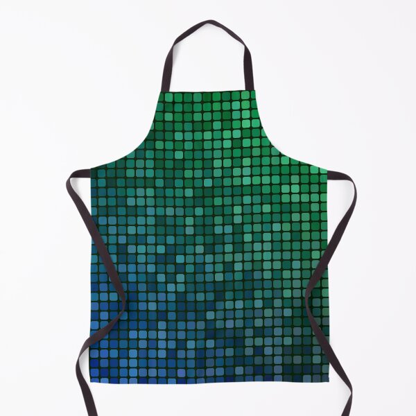 Item preview,  Aqua & Teal Glitter Grid Design designed and sold by DeYoungFashion.