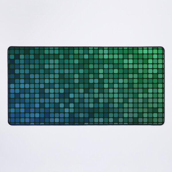 Item preview, Aqua & Teal Glitter Grid Design designed and sold by DeYoungFashion.