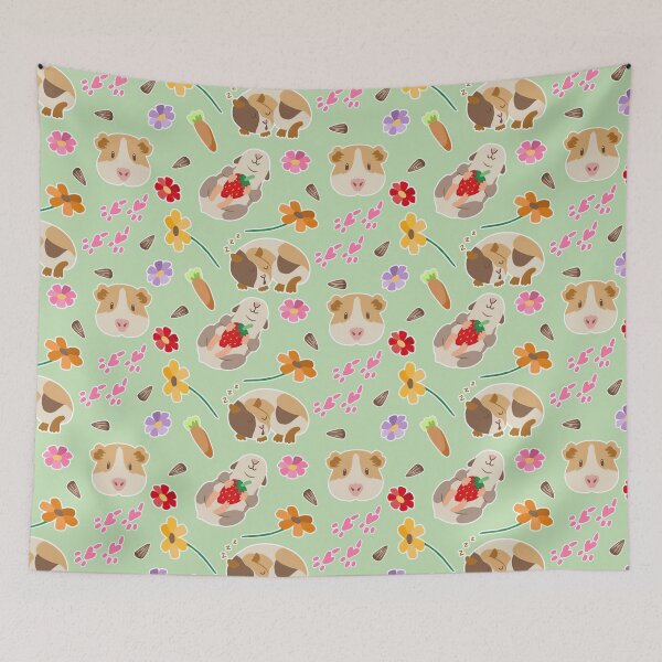 Item preview, Guinea Pigs With Flowers And Carrots designed and sold by VannaShanha.