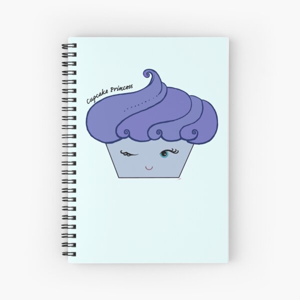 cupcake princess periwinkle Spiral Notebook
