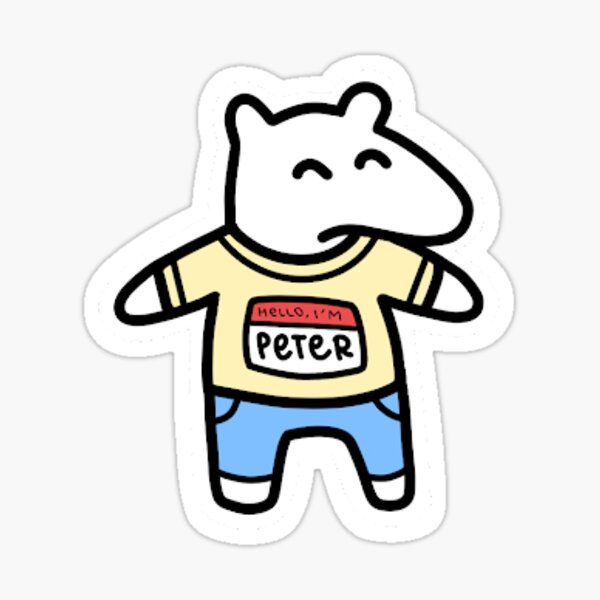 Peter The Anteater Sticker For Sale By Design At Uci Redbubble