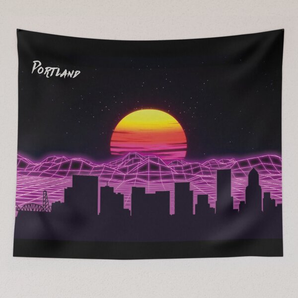 Item preview, Portland Skyline Neon Nights designed and sold by DFerraz.