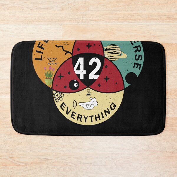Item preview, 42 Answer to Life Universe and Everything Funny Vintage Gift Idea designed and sold by AllisonJonesa.