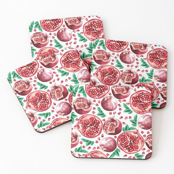 Item preview, Seamless pattern with red pomegranates designed and sold by LucianaShop.