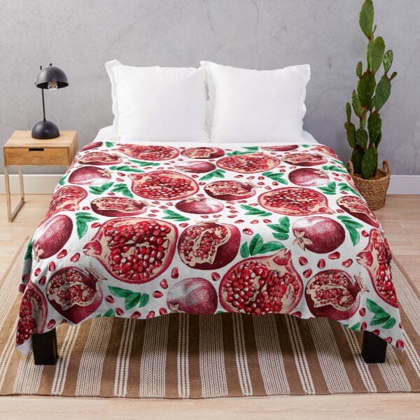 Item preview, Seamless pattern with red pomegranates designed and sold by LucianaShop.