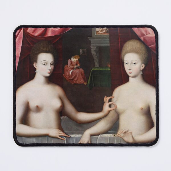 Item preview,  Gabrielle d'Estrées and One of her Sisters Taking A Bath designed and sold by TJ Devadatta Best.