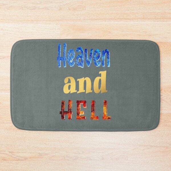 Item preview, Heaven and Hell ! Heaven and Hell! Let's Live Good to Go to Heaven designed and sold by mostheristore.