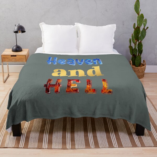 Item preview, Heaven and Hell ! Heaven and Hell! Let's Live Good to Go to Heaven designed and sold by mostheristore.