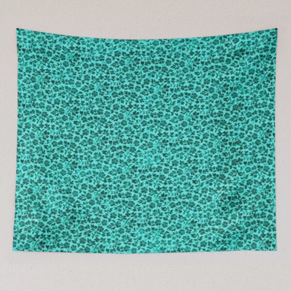 Item preview, Vintage Flowers Turquoise Teal designed and sold by SaraValor.