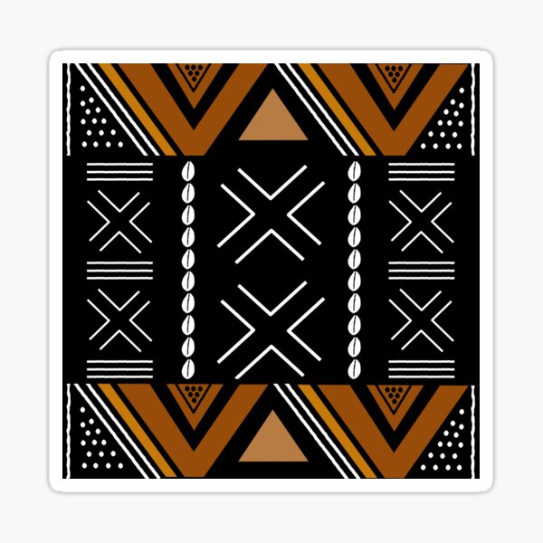 Aperçu de l'œuvre Tissu de boue africain Bogolan Design créée et vendue par funkyvibes.