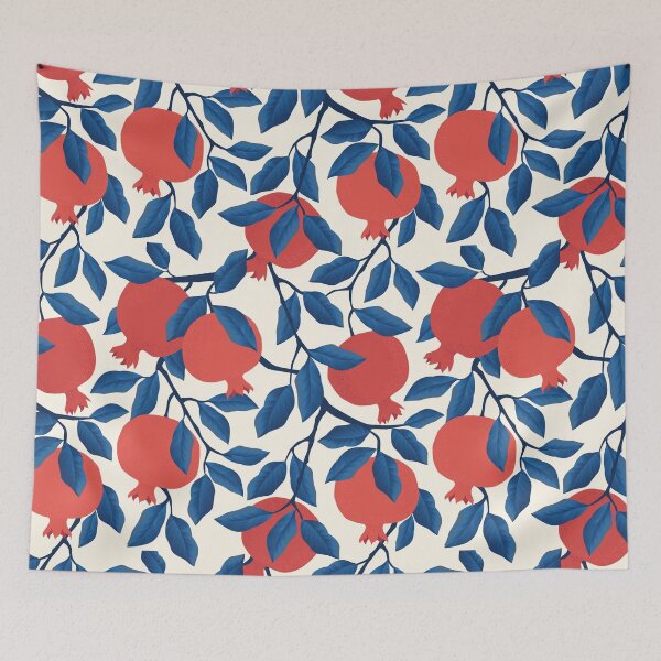 Item preview, Pomegranate Vintage Color Art designed and sold by LucianaShop.