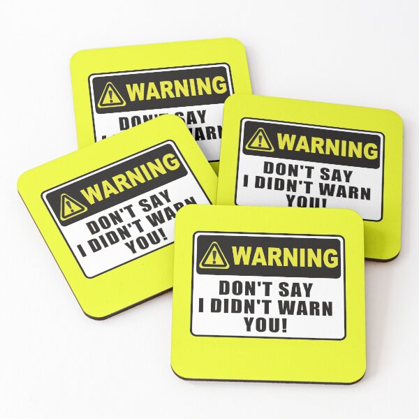 Item preview, This is Your Only Warning designed and sold by FiaFiaPress.