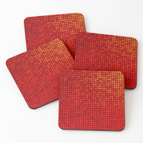 Item preview, Crimson Glitter Grid Design   designed and sold by DeYoungFashion.