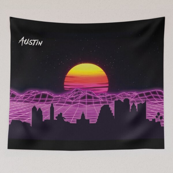 Item preview, Austin Skyline Neon Nights designed and sold by DFerraz.
