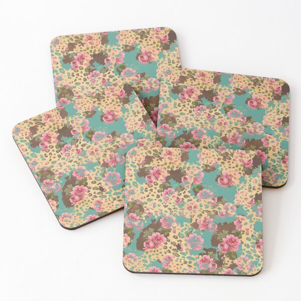 Artikelvorschau, Shabby Chic Türkis und Rosen entworfen und verkauft von Wild Grace Design Studios.