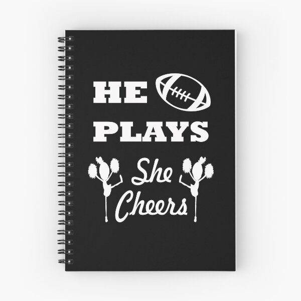 Item preview, Cheer Mom He Plays She Cheers designed and sold by Andreberube.