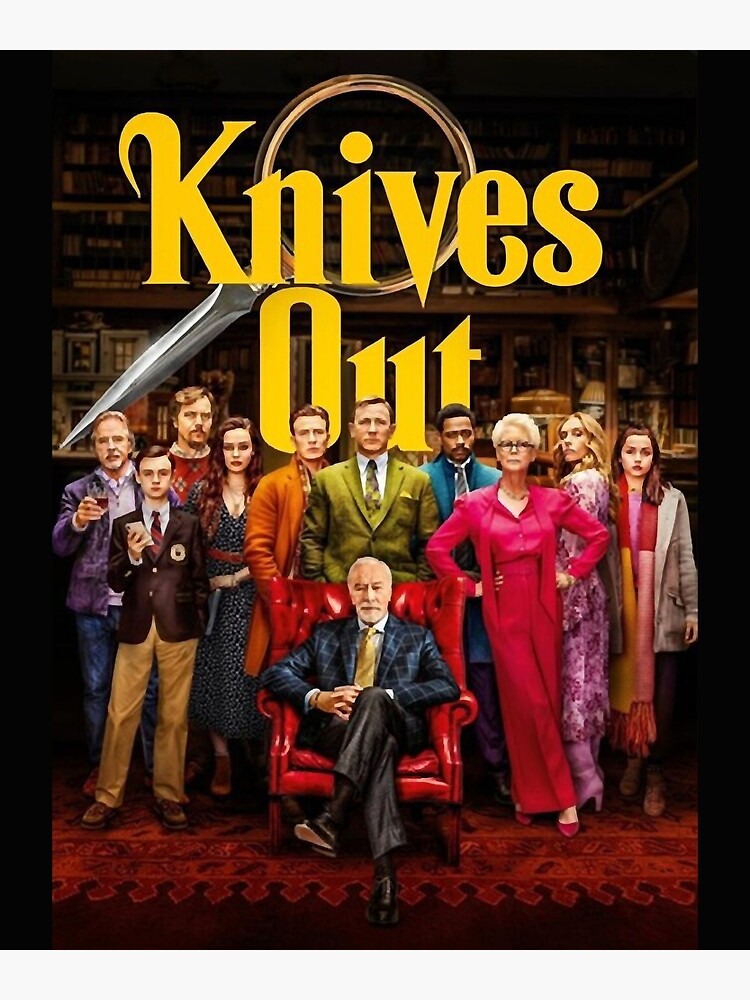 "knives out movie" Poster for Sale by DennisMcafee Redbubble