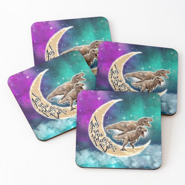 Item preview, Dinosaur Galaxy Love You To The Moon designed and sold by LucianaShop.