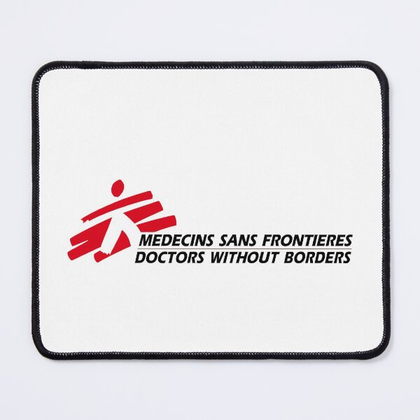 Doctors Without Borders (Black Text) Mouse Pad