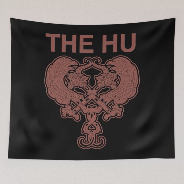 Item preview, The Hu - Red Stacked Logo designed and sold by GEMABAGAOISAN.